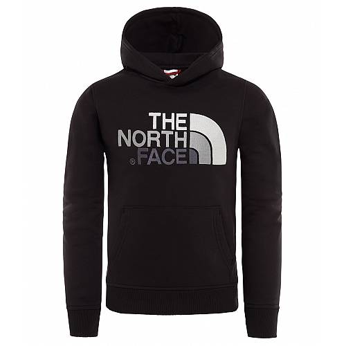 The North Face Drew Peak Kids' Hoodie | S | TNF Black/Mid Grey
