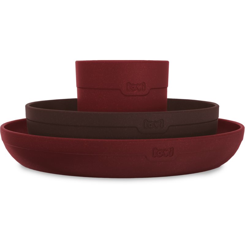 Lovi Tableware Set with Cup dinnerware set Tamarillo