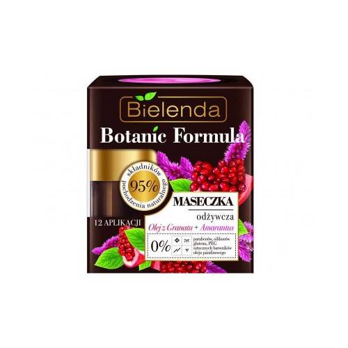 Bielenda  Botanic Formula Pomegranate Oil + Amaranth maschera idratante e nutriente viso 50 ml