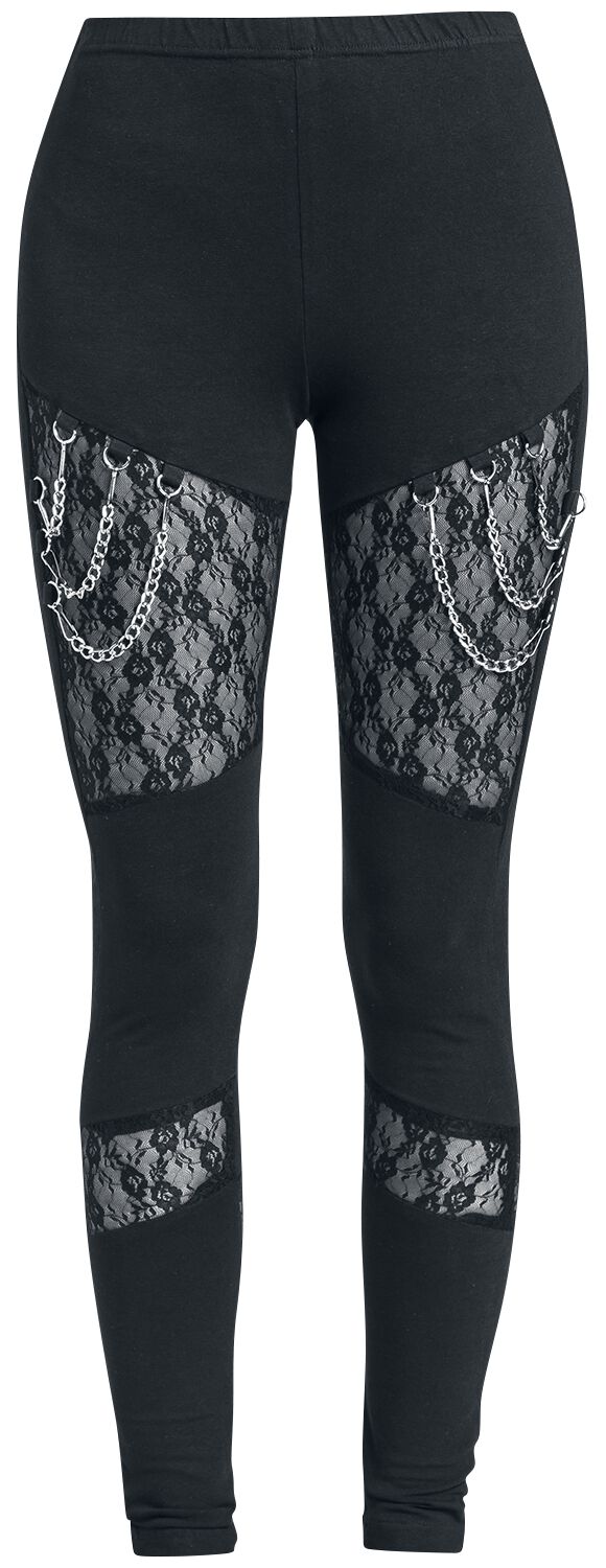 Vixxsin  Purgatory Leggings Leggings black white