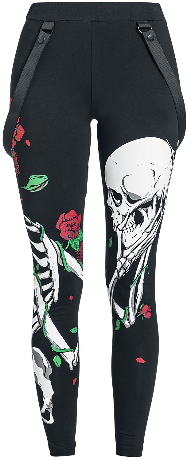 Vixxsin  Garden Skull Leggings Leggings multicolour