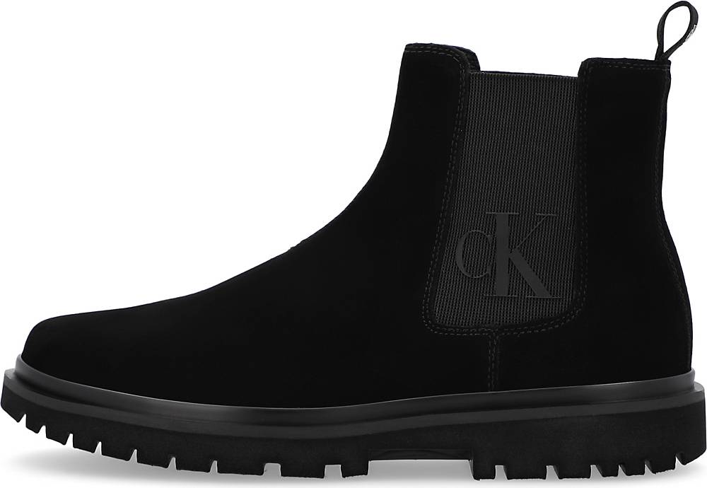 Calvin Klein , Chelsea Boots Llug Mid in schwarz, Boots für Herren