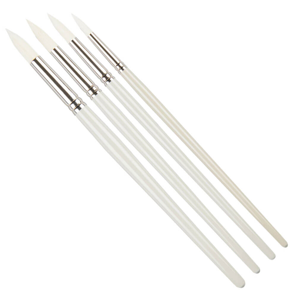 Pro Arte Series D Bristlene Round Oil Brushes 8 - 14 - 12