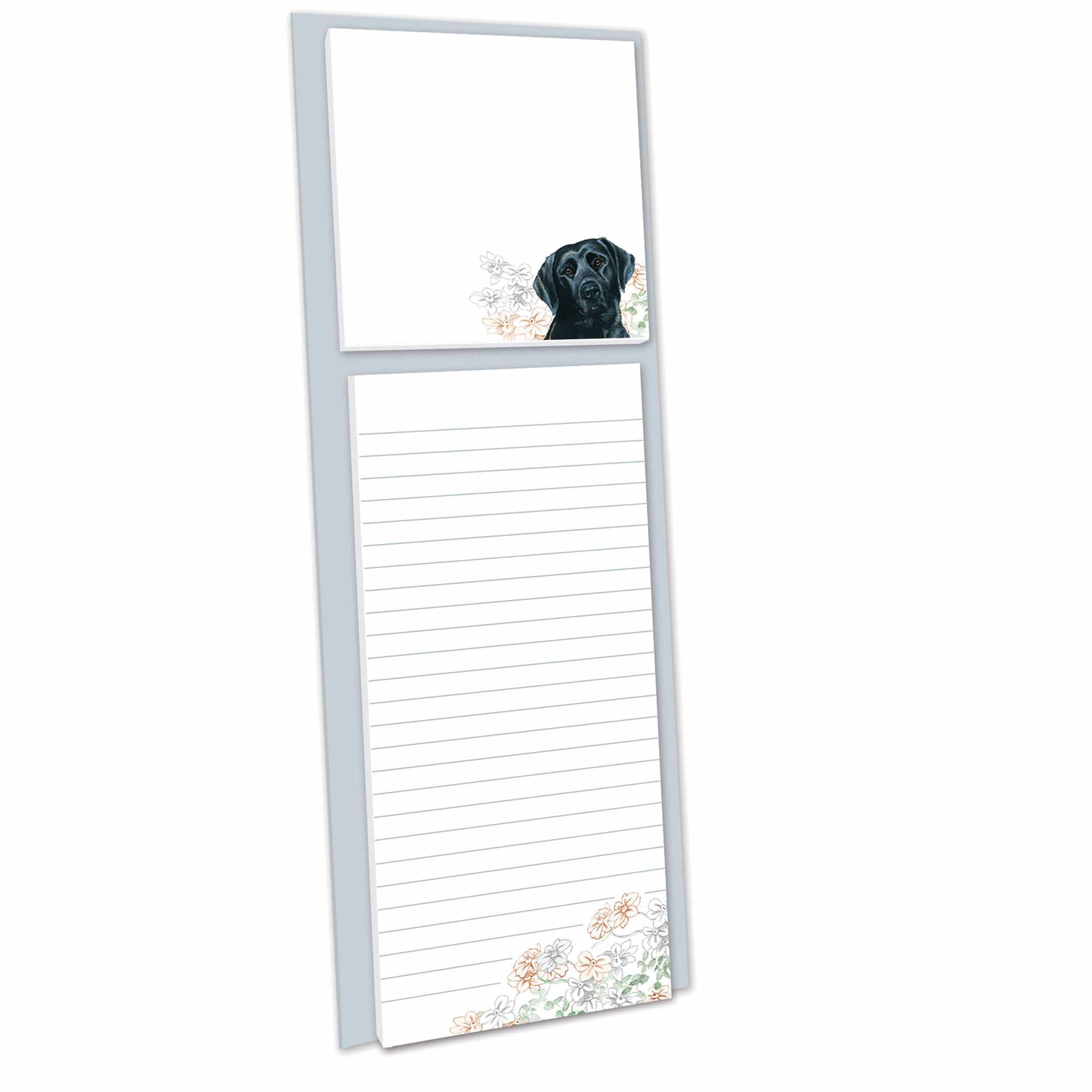 Pollyanna Pickering Black Lab Memo Pad & Sticky Notes