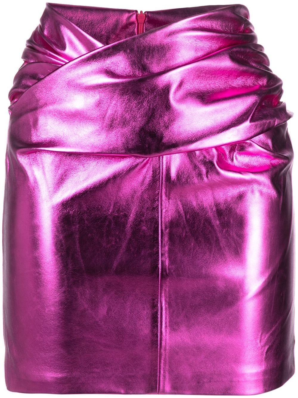  - Metallic Effect Mini Skirt