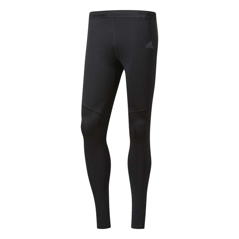 Adidas Men's Response Long Training Tights- Black - L, BLACK