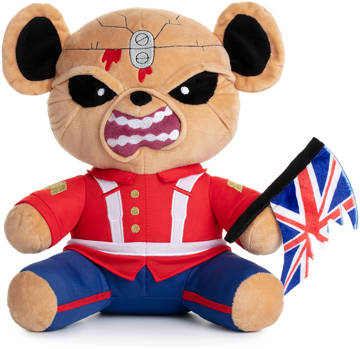  - Eddie der Trooper Teddy Plüschfigur - Kosedyr - Unisex - rød