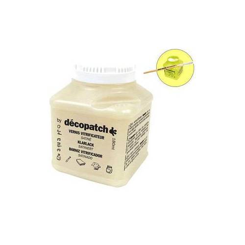 decopatch Vernis vitrificateur - aquapro satiné - 180 ml - Décopatch