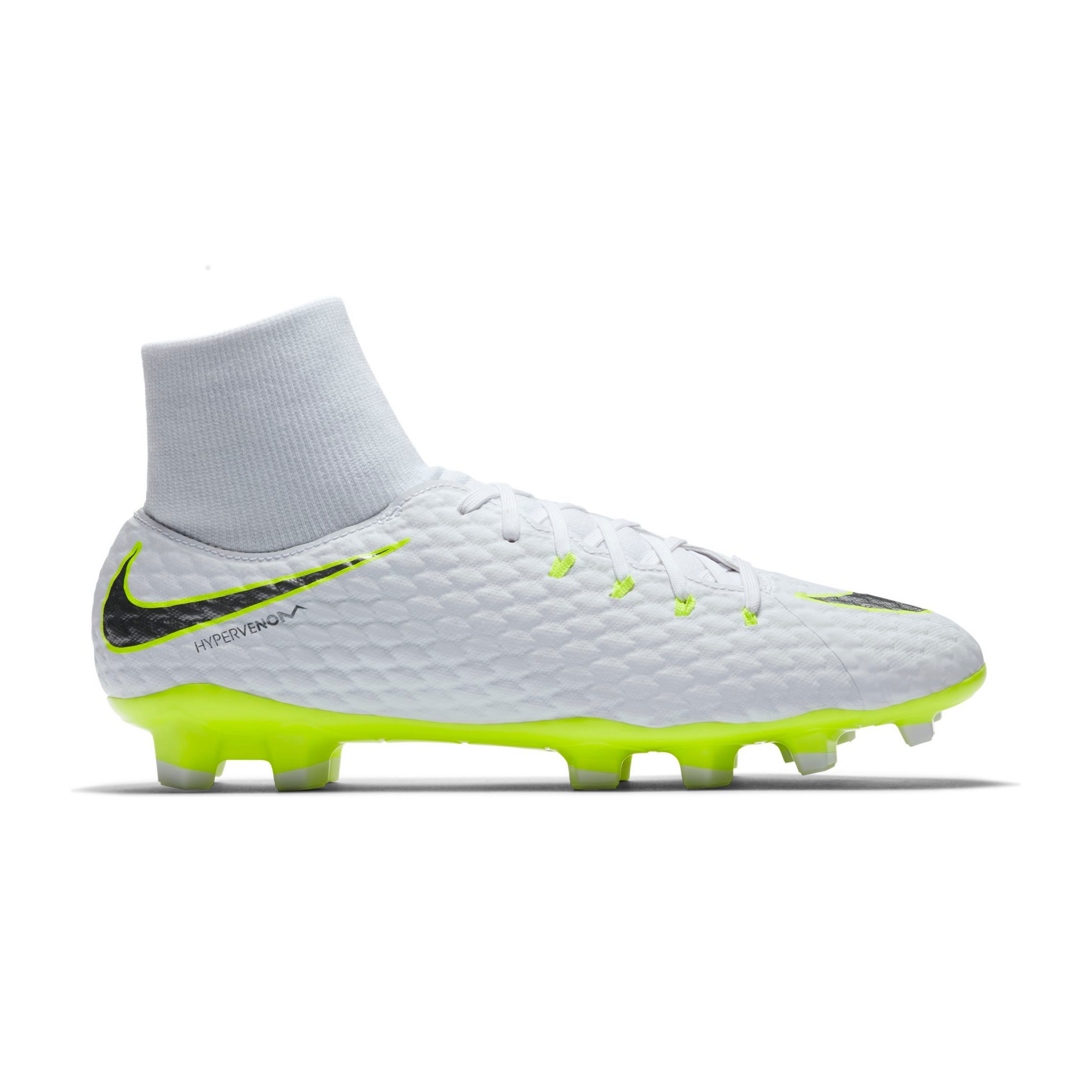 Nike Nike Hypervenom Phantom 3 Academy Dynamic Fit Firm Ground Football Boots - White