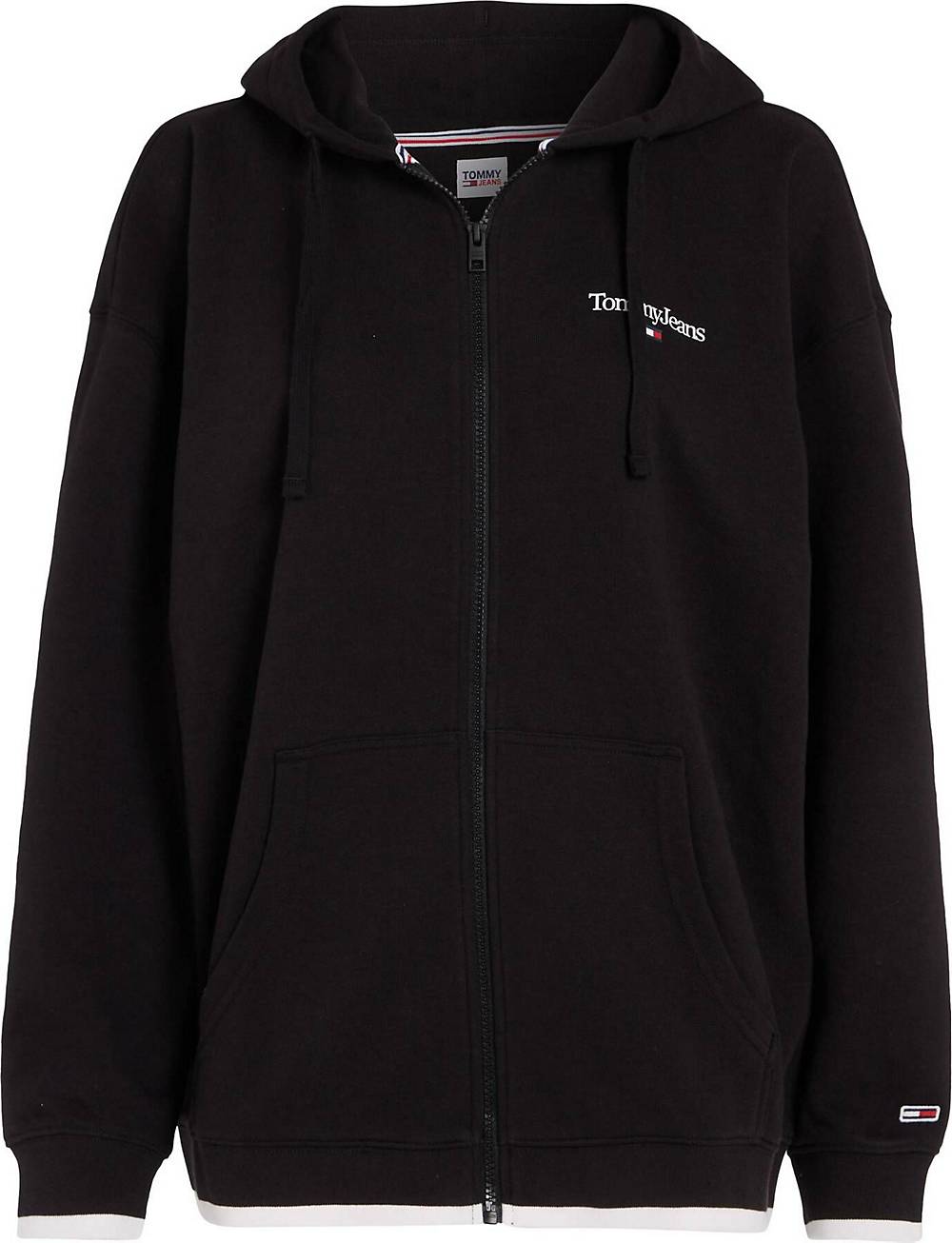 , Damen Sweatjacke in schwarz, Sweatshirts und Hoodies für Damen
