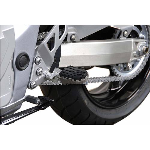 SW-Motech ION Suzuki GSR600 / GSF1250/S / GSX650/1250F Footrest Kit, black-silver, black-silver