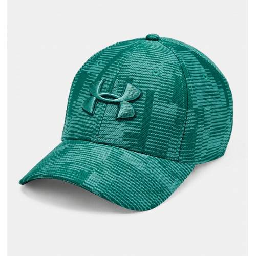 Under Armour Men's UA Printed Blitzing 3.0 Stretch Fit Cap | Green | L/XL