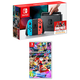 Nintendo Switch Neon with Mario Kart 8 Deluxe for Switch