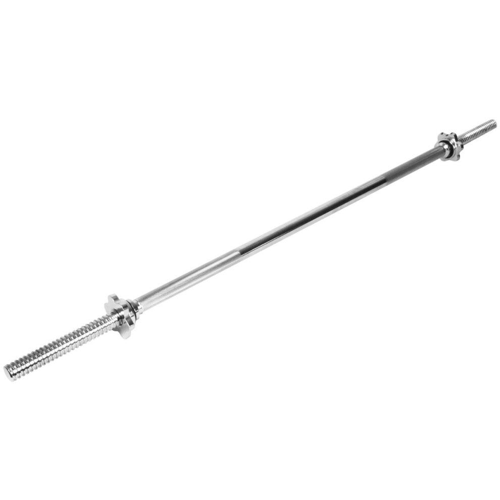 Komodo 4ft Straight Spinlock Barbell Weightlifting Bar 48" Weightlifting Standard Lift