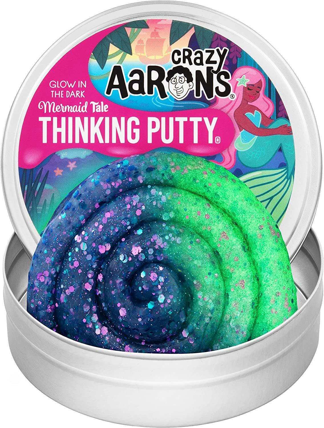 Thinking Putty  Glow in the Dark  Mermaid Tale