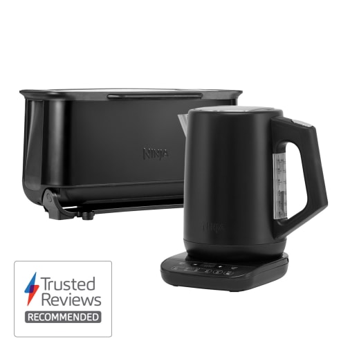 Black Kettle and Toaster Set