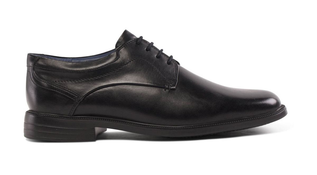Padders Men's Bank Mens Formal Lace Up Shoes - Black - Size: 6.5