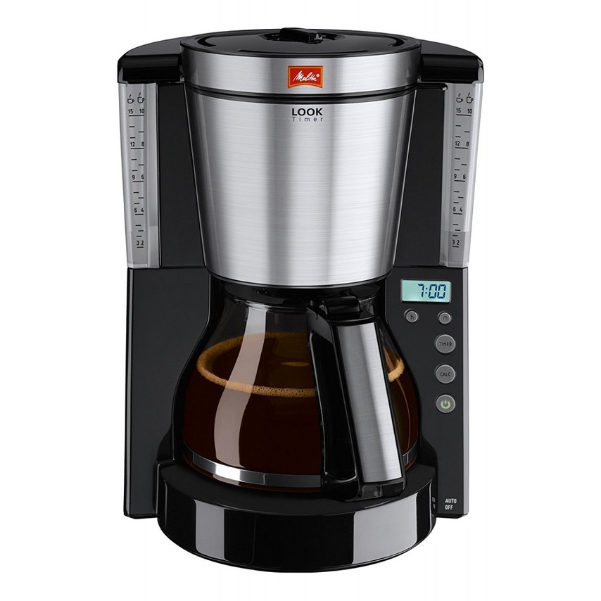 Melitta Look IV Timer Filter Black Coffee Machine