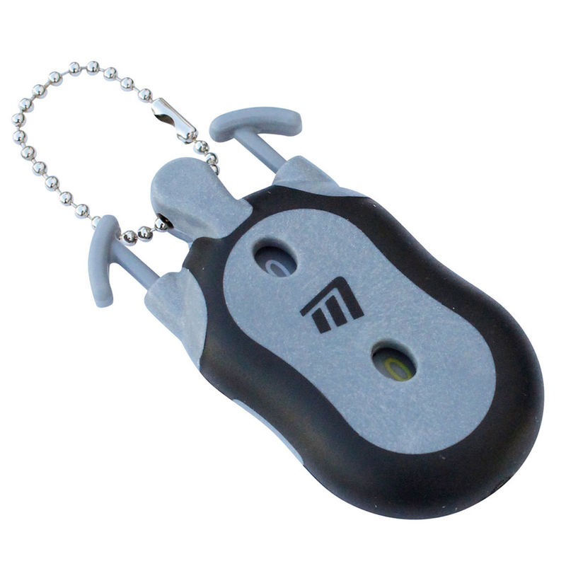 Masters Golf Deluxe 2-In-1 Scorer, Male, Score Tracker, Grey/ Black