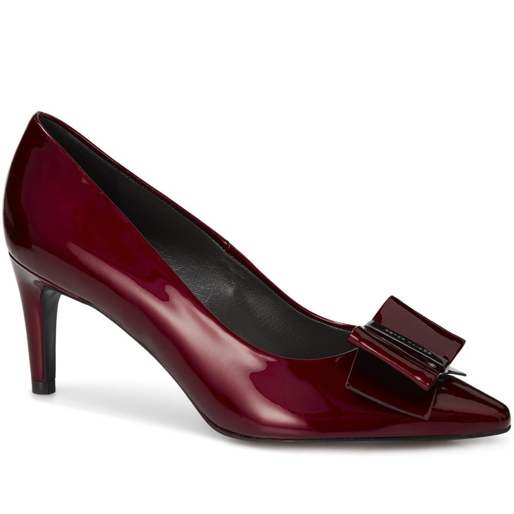 Peter Kaiser Rexa Patent Court Shoes Red Size 4.5