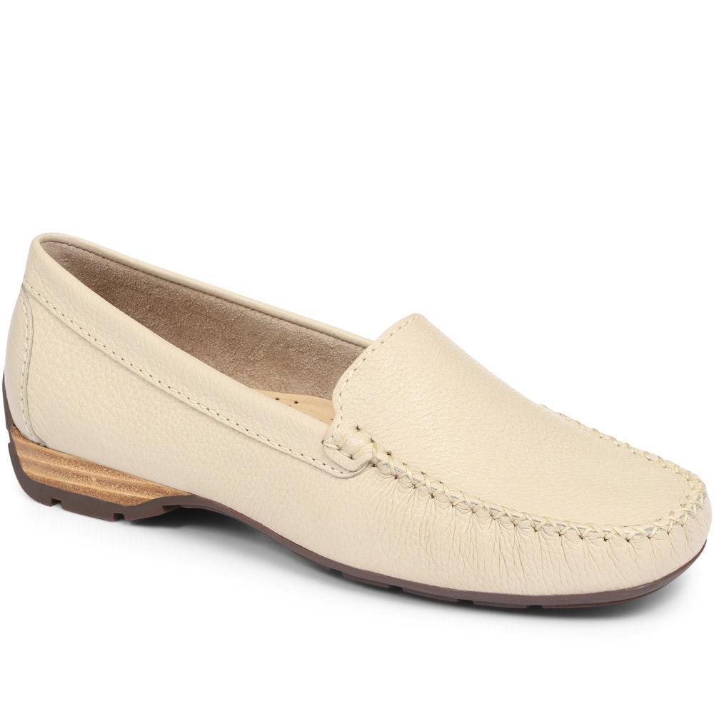 Jones 24-7 Leather Moccasin Loafer Wine Size 8