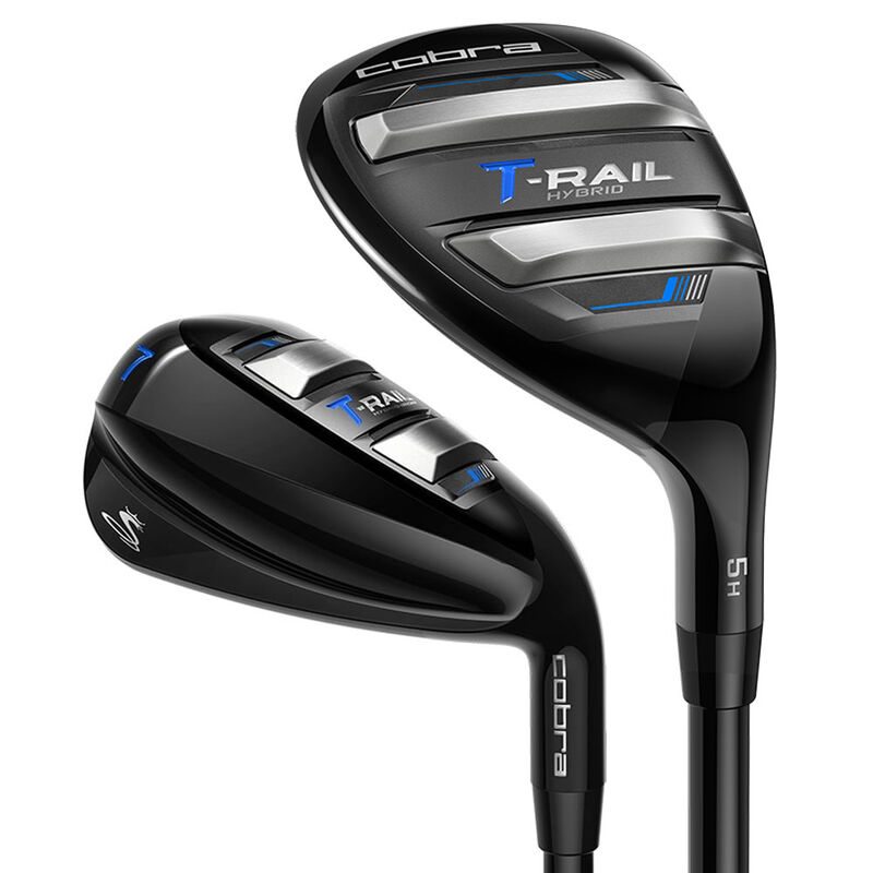 Cobra Golf T-Rail Baffler Graphite Irons, Male, 5H 6-SW (7 Clubs), Right Hand, Graphite, Regular