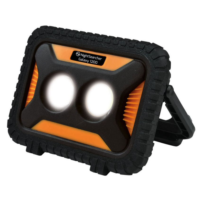 Nightsearcher Luce da lavoro , lampada LED, 3.7 V, 12 W, IP54, dimensioni 168x127x55 mm, NSGALAXY1200