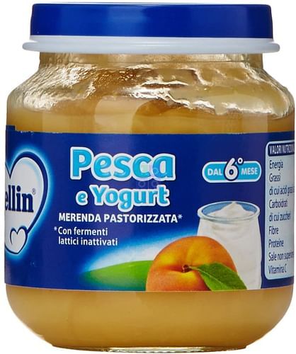 Mellin Merenda Pesca e Yogurt, 2 pz - Mellin