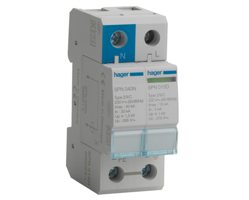 Häger Hager VM02SPD Consumer Unit Type 2 Surge Protection Modular Kit