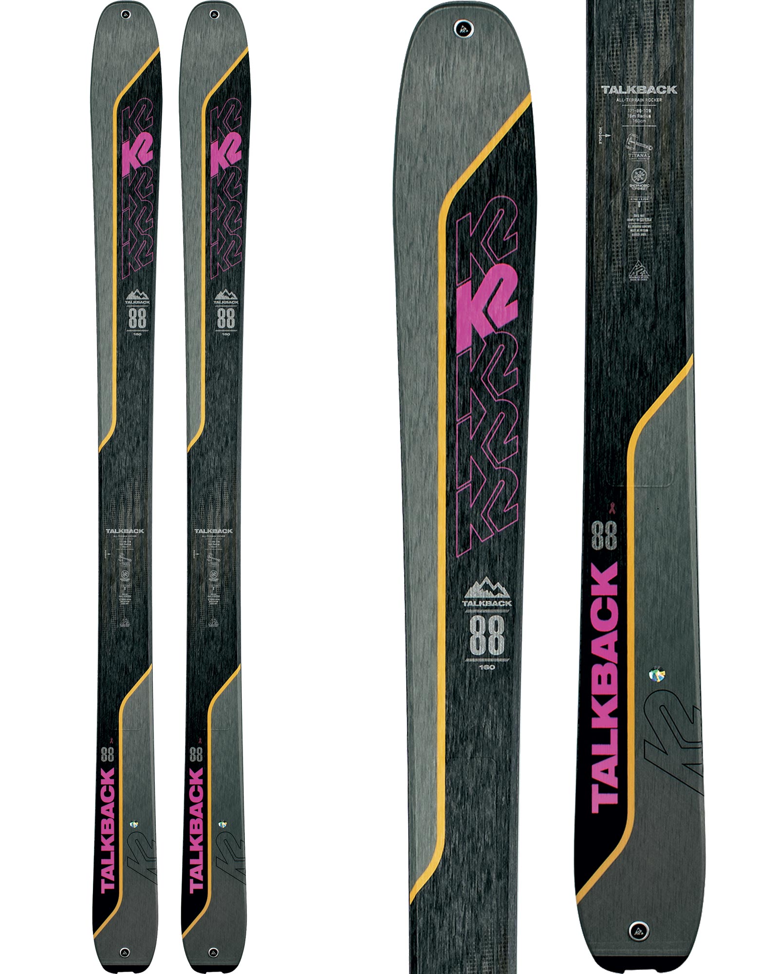 K2 Talkback 88 Women's Skis 2021 | 153cm