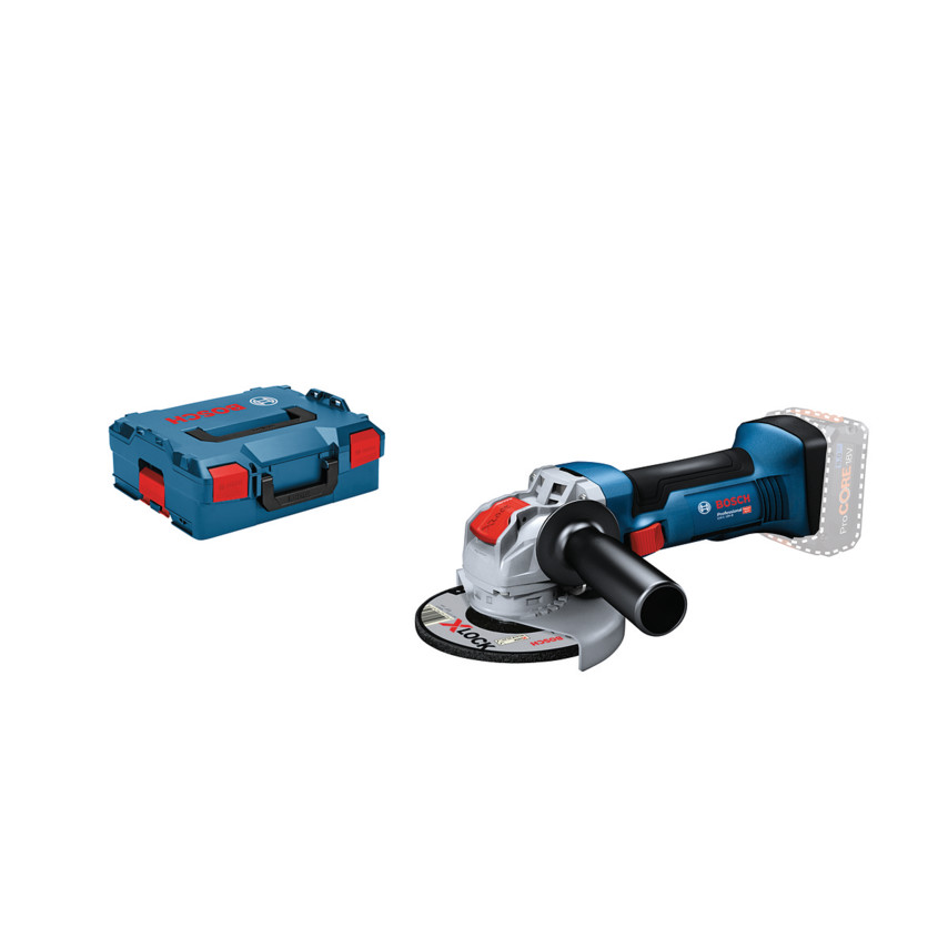 Bosch Cordless Angle Grinder, with X-lock & L-boxx, 18V-8 125MM