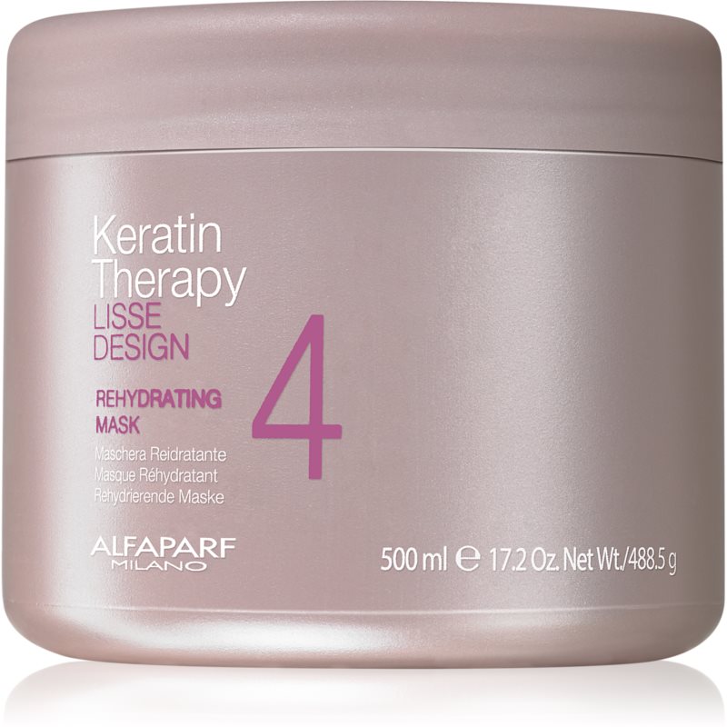 Alfaparf Milano Lisse Design Keratin Therapy Rehydrating Mask for All Hair Types 500 ml