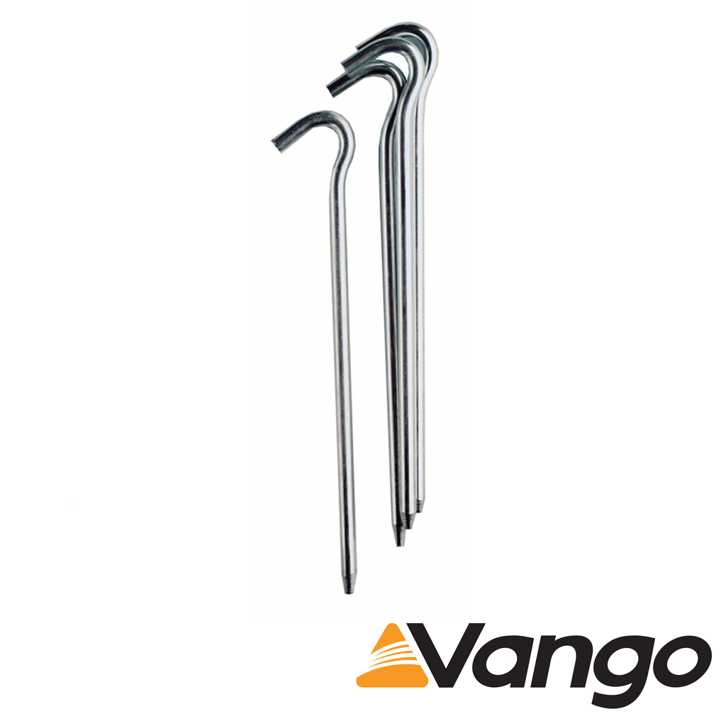 Vango Alloy Pin Peg 18cm - 10 Pack | Silver