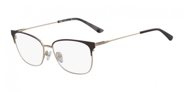 Calvin Klein CK18108 200 Brown Rectangle Glasses in Brown