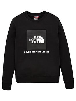 The North Face Box Drew Peak Kids' Crew | L | TNF Black