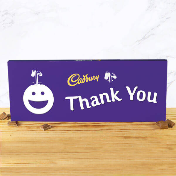 Cadbury Bar 850g - Smiley - Thank You