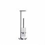 Smedbo Outline Lite - Toilet Roll Holder/toilet Brush In Stainless Steel Polished Incl Container