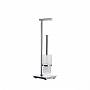Smedbo Outline Lite - Toilet Roll Holder/toilet Brush In Stainless Steel Polished Incl Container