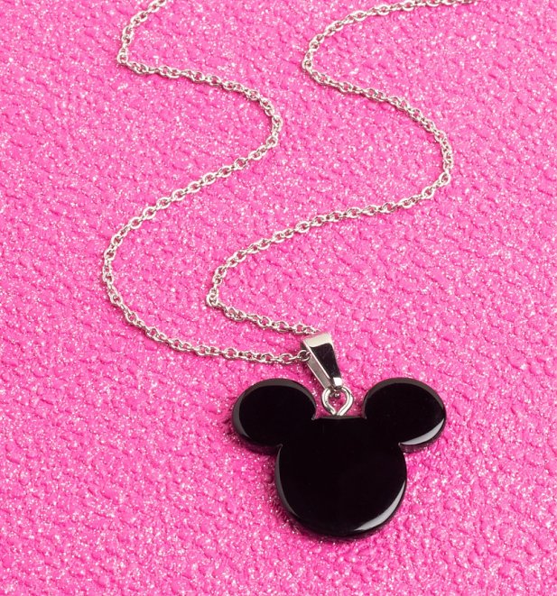 Mickey Mouse Black Necklace