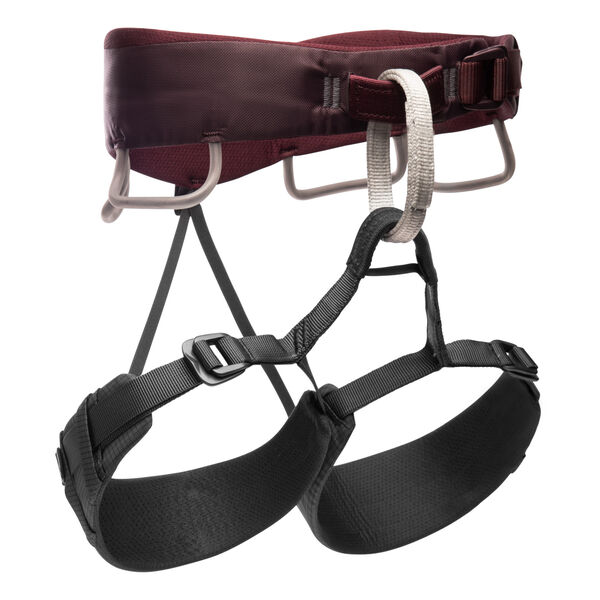 Black Diamond Momentum 3S Women's Harness | S | Bordeaux