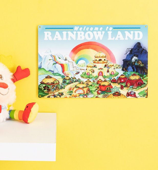 Rainbow Brite Metal Sign