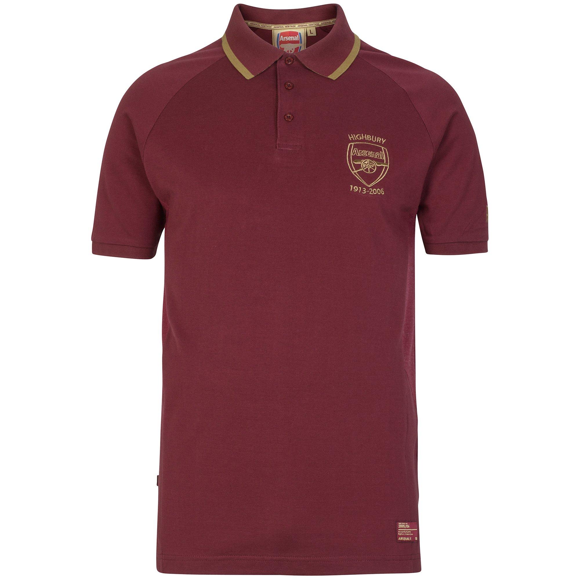 Arsenal Highbury Polo Shirt XS, Redcurrant