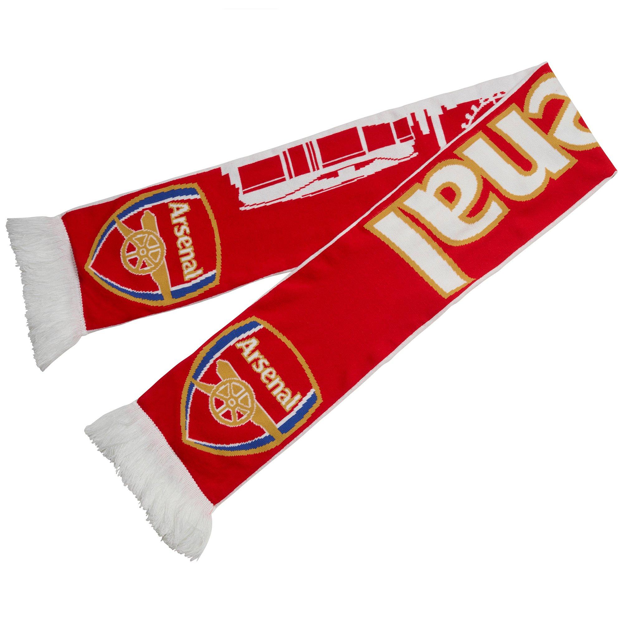 Arsenal Skyline Print Scarf, Multi