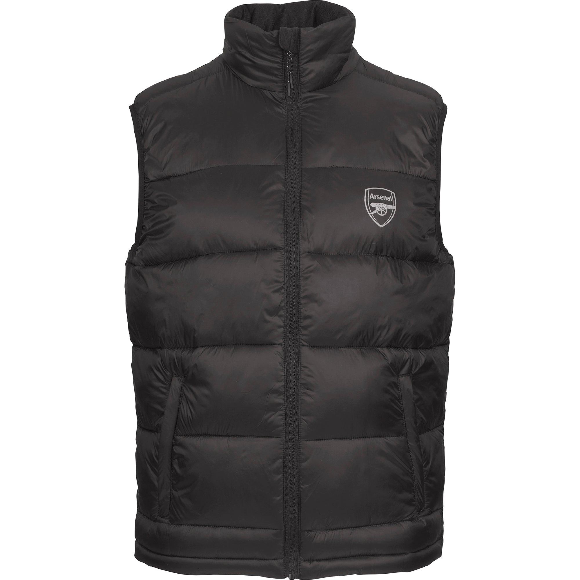 Arsenal Since 1886 Black Padded Gilet S, Black