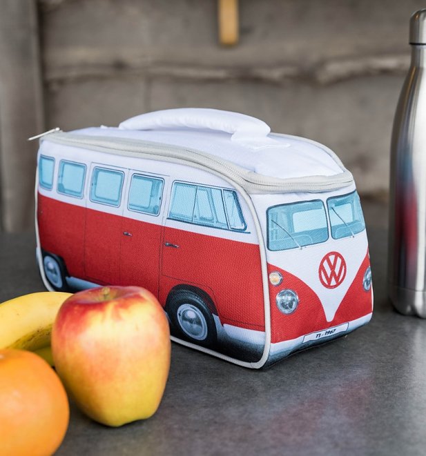 Red VW Camper Van Lunch Bag