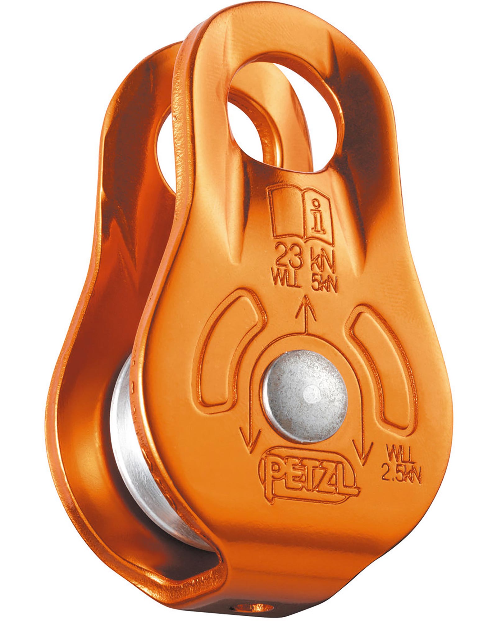 Petzl Seilrolle Fixe orange
