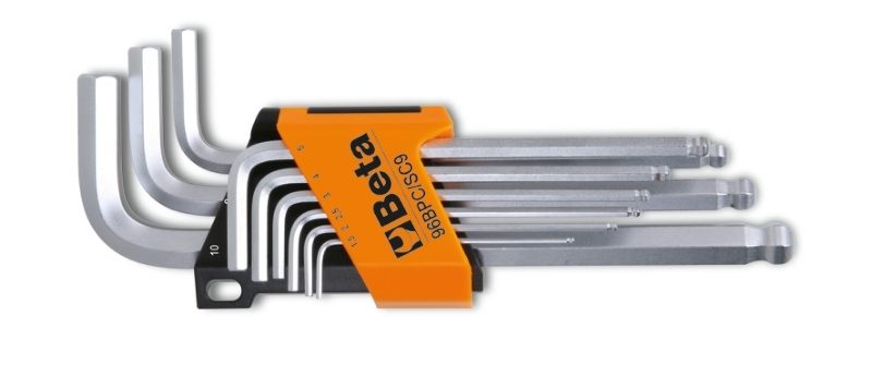 Beta Tools Nine Piece Ball End Hex Key 96BPC/SC9 Steel 000960354