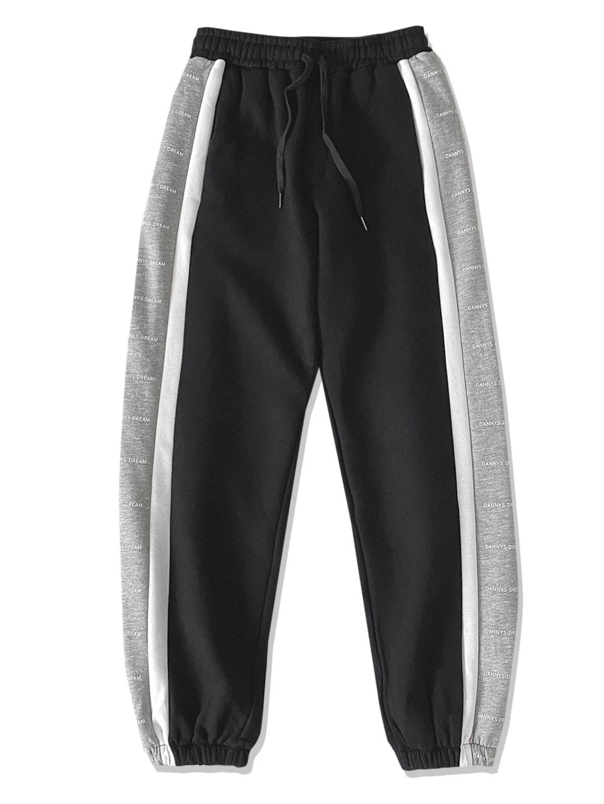 Zaful Buchstabe Druck Farbblock Jogger Jogginghose | XL