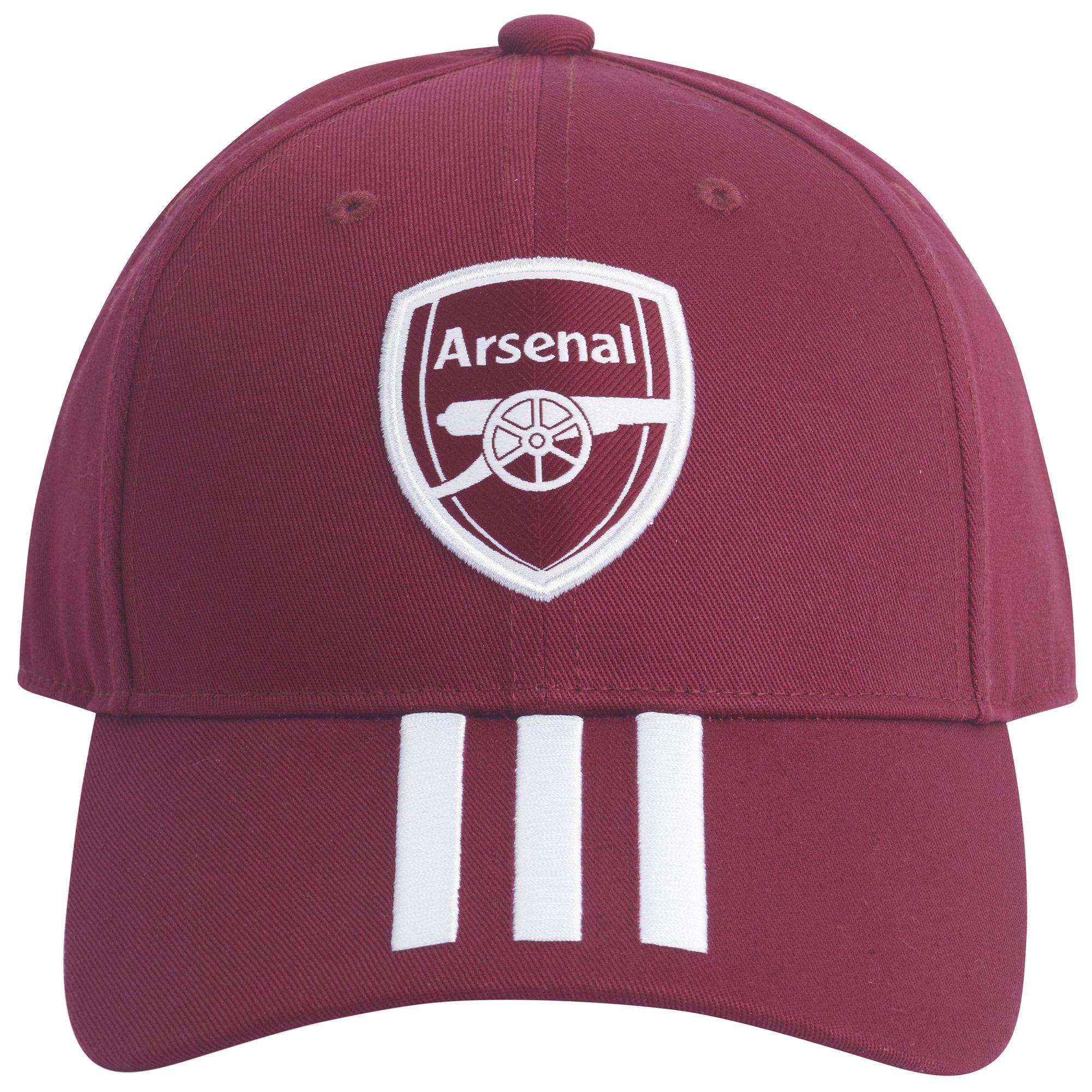 Arsenal Adidas  Adult 20/21 Performance Cap, Dark Red