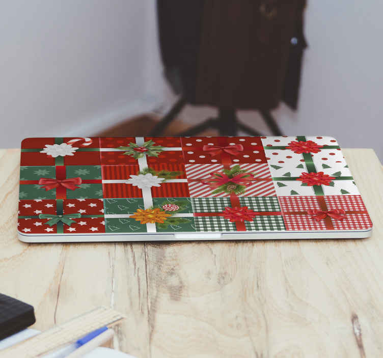 Adesivo pc Elegante confezione regalo